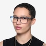 Cloudburst Clear Gray PlasticEyeglass Frames for Women from EyeBuyDirect