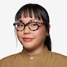 Magritte Ivory Tortoise AcetateEyeglass Frames for Women from EyeBuyDirect
