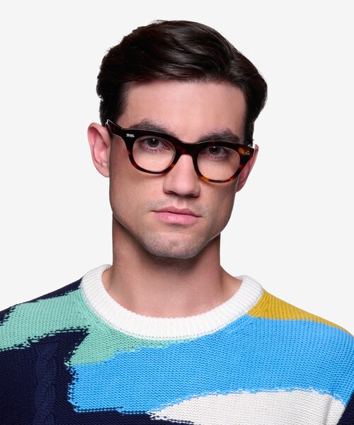 Ernst Shiny Tortoise AcetateEyeglass Frames for Men from EyeBuyDirect