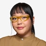Miro Clear Yellow AcetateEyeglass Frames for Women from EyeBuyDirect