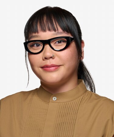 Black White Miro -  Acetate Eyeglasses