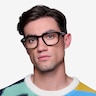 Carrington Black AcetateEyeglass Frames for Men from EyeBuyDirect
