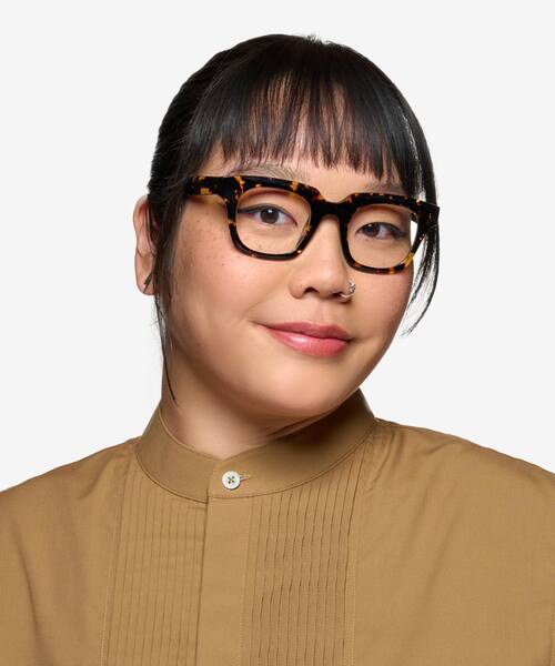 Spotty Tortoise Ray -  Acetate Eyeglasses