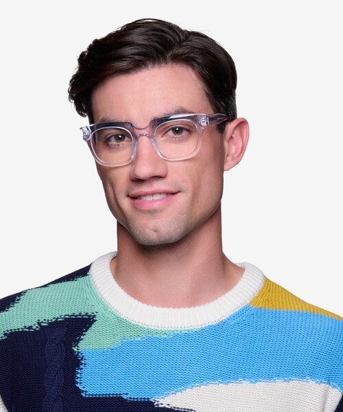 Ray Clear AcetateEyeglass Frames for Men from EyeBuyDirect