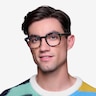 Duchamp Blue Tortoise AcetateEyeglass Frames for Men from EyeBuyDirect