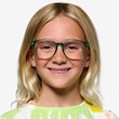 Bubbles Clear Green PlasticEyeglass Frames for Women from EyeBuyDirect