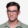 Discord Tortoise Clear AcetateEyeglass Frames for Men from EyeBuyDirect