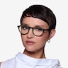 Discord Clear Green AcétateMontures de lunettes de vue pour Femmes d'EyeBuyDirect