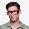 Risk Black Tortoise AcetateEyeglass Frames for Men from EyeBuyDirect