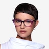 Havoc Clear Purple AcetateEyeglass Frames for Women from EyeBuyDirect