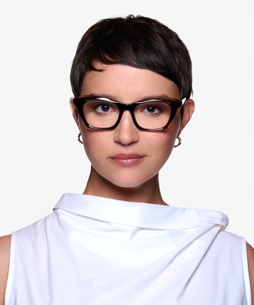 Havoc Black Tortoise AcetateEyeglass Frames for Women from EyeBuyDirect