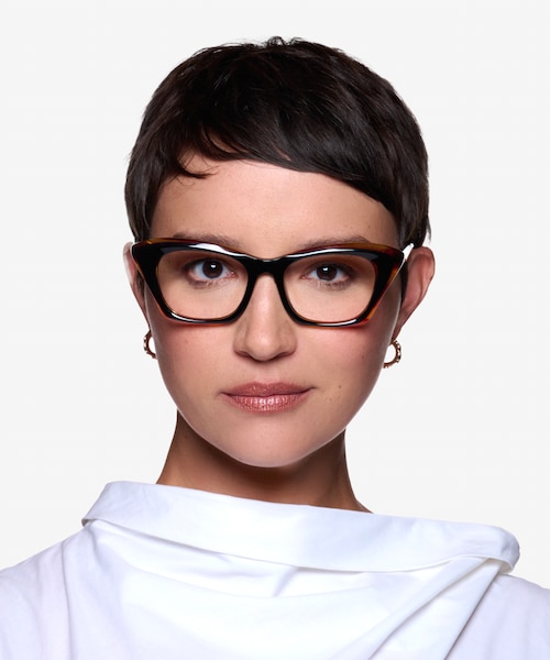 Havoc Black Tortoise AcetateEyeglass Frames for Women from EyeBuyDirect