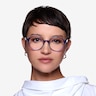 Vex Clear Purple Blue AcetateEyeglass Frames for Women from EyeBuyDirect