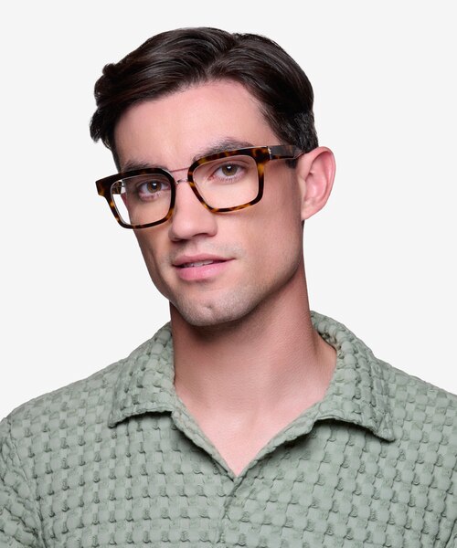 Mayhem Clear Tortoise AcetateEyeglass Frames for Men from EyeBuyDirect