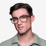 Mayhem Clear Tortoise AcetateEyeglass Frames for Men from EyeBuyDirect
