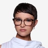 Mayhem Clear Tortoise AcetateEyeglass Frames for Women from EyeBuyDirect