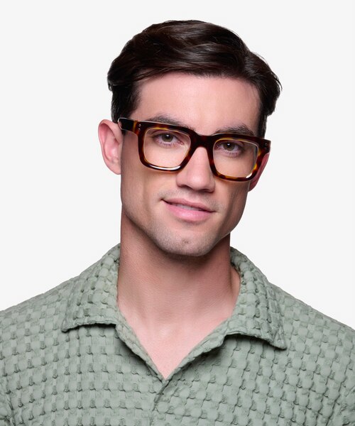 Jam Clear Tortoise AcetateEyeglass Frames for Men from EyeBuyDirect