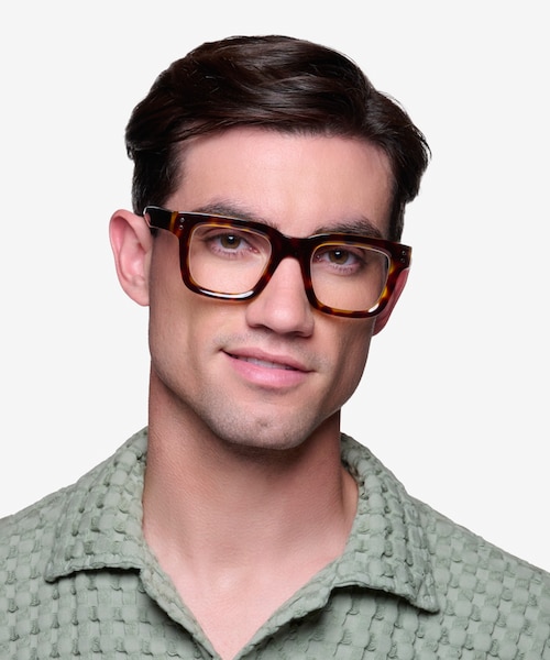 Jam Clear Tortoise AcetateEyeglass Frames for Men from EyeBuyDirect