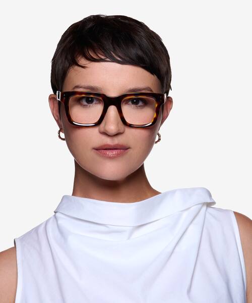 Clear Tortoise Jam -  Acetate Eyeglasses