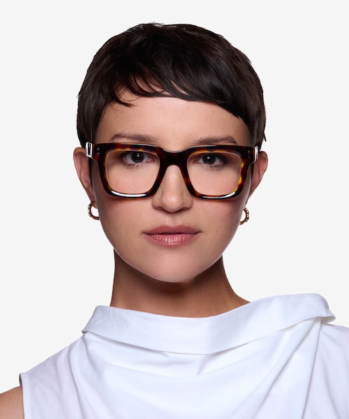 Jam Clear Tortoise AcetateEyeglass Frames for Women from EyeBuyDirect