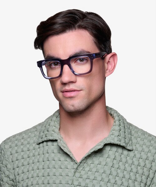 Jam Clear Gray AcetateEyeglass Frames for Men from EyeBuyDirect