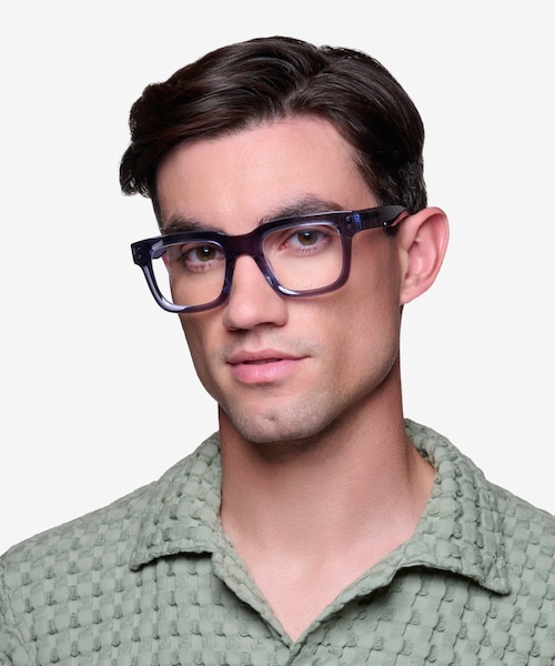 Jam Clear Gray AcetateEyeglass Frames for Men from EyeBuyDirect
