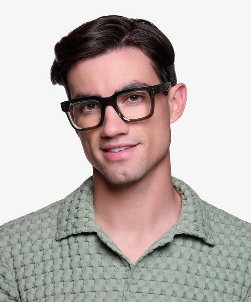 Jam Clear Green AcetateEyeglass Frames for Men from EyeBuyDirect