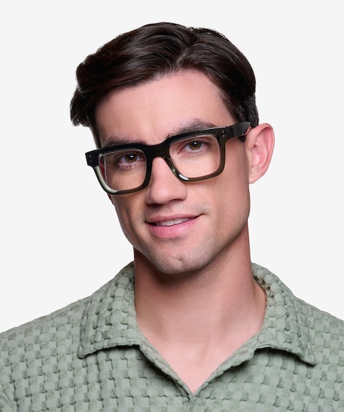 Jam Clear Green AcetateEyeglass Frames for Men from EyeBuyDirect