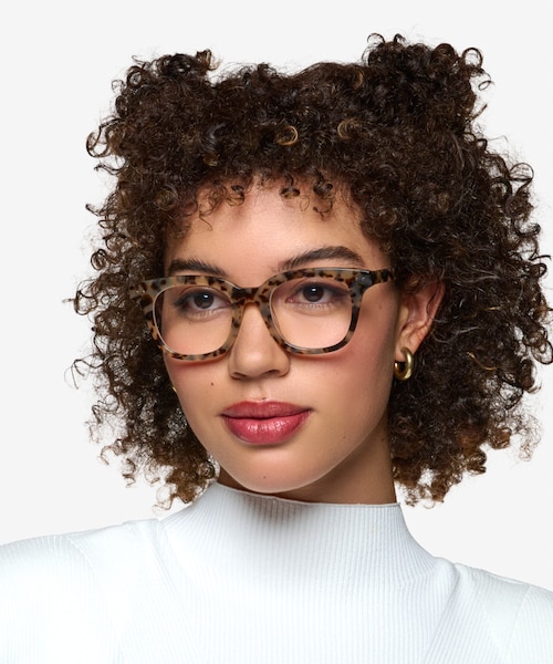 Romy Ivory Tortoise AcetateEyeglass Frames for Women from EyeBuyDirect