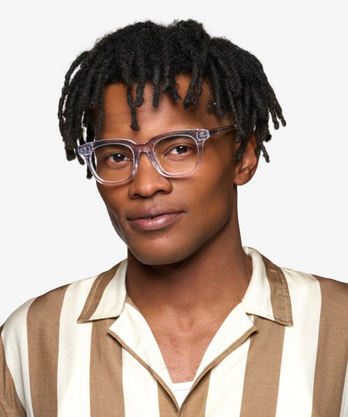 Romy Clear AcetateEyeglass Frames for Men from EyeBuyDirect