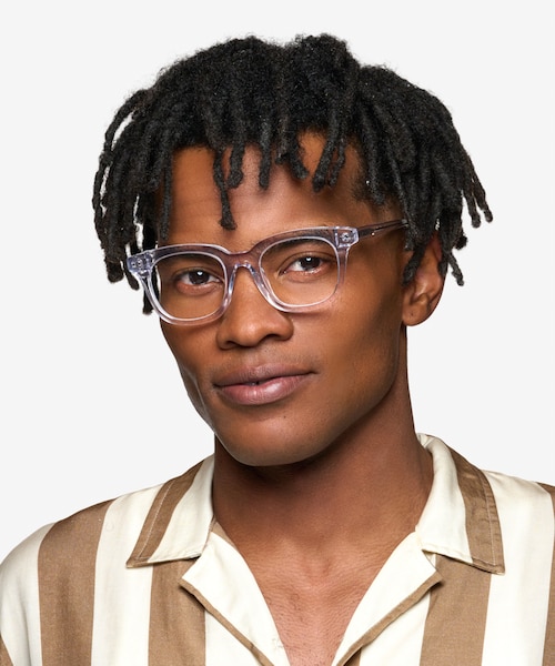 Romy Clear AcetateEyeglass Frames for Men from EyeBuyDirect