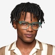 Romy Clear Green AcetateEyeglass Frames for Men from EyeBuyDirect