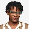 Romy Clear Green AcetateEyeglass Frames for Men from EyeBuyDirect