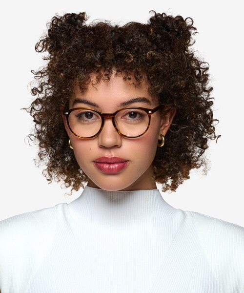 Lit Tortoise AcetateEyeglass Frames for Women from EyeBuyDirect