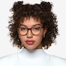 Lit Tortoise AcetateEyeglass Frames for Women from EyeBuyDirect