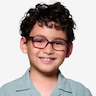 Ferb Clear Purple PlasticEyeglass Frames for Men from EyeBuyDirect