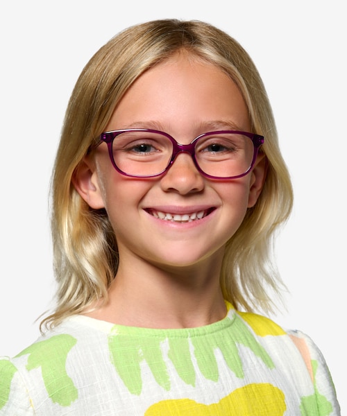 Ferb Clear Purple PlasticEyeglass Frames for Women from EyeBuyDirect