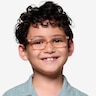 Ferb Clear Champagne PlasticEyeglass Frames for Men from EyeBuyDirect