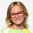 Zippy Shiny Clear Red PlasticEyeglass Frames for Women from EyeBuyDirect
