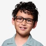 Zippy Shiny Black PlasticEyeglass Frames for Men from EyeBuyDirect