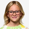 Zippy Shiny Black PlasticEyeglass Frames for Women from EyeBuyDirect