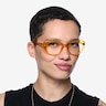 Sunburst Clear Orange PlasticEyeglass Frames for Women from EyeBuyDirect