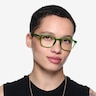 Skydrop Clear Green PlasticEyeglass Frames for Women from EyeBuyDirect
