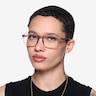 Stormwind Clear Gray PlasticEyeglass Frames for Women from EyeBuyDirect