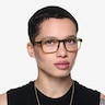 Stormwind Clear Green PlasticEyeglass Frames for Women from EyeBuyDirect