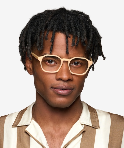 Degree Butter Yellow AcetateEyeglass Frames for Men from EyeBuyDirect