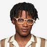 Degree Butter Yellow AcétateMontures de lunettes de vue pour Hommes d'EyeBuyDirect