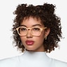Degree Butter Yellow AcétateMontures de lunettes de vue pour Femmes d'EyeBuyDirect