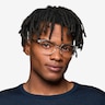 Sloane Clear PlasticEyeglass Frames for Men from EyeBuyDirect