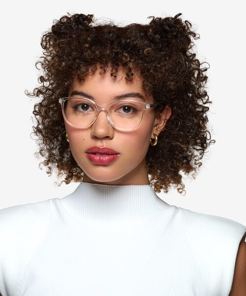 Sloane Clear PlasticEyeglass Frames for Women from EyeBuyDirect